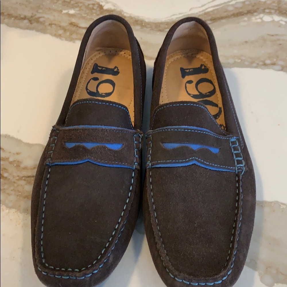 Men’s 1901 brown suede shoes